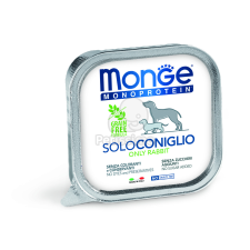  Monge Dog Monoprotein paté - nyúl 150 g kutyaeledel