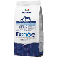 Monge Dog Natural Superpremium Medium Starter Száraz Kutyatáp – 1,5 kg kutyaeledel