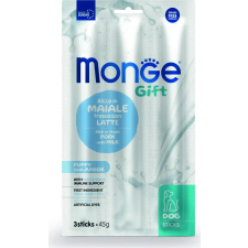 Monge GIFT Dog Puppy&amp;Junior - Sertéshús tejjel 45 g jutalomfalat kutyáknak