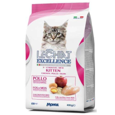 MONGE LECHAT EXCELLENCE KITTEN 400g 35/15 szuperprémium kölyökmacskatáp macskaeledel