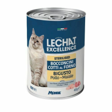 MONGE LECHAT EXCELLENCE sült darabkák szószban csirke- és sertéshússal sterilizált macskáknak 400g macskaeledel