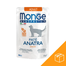 Monge Monoprotein Pate Adult Macskaeledel (Kacsa) - 28x85 g macskaeledel