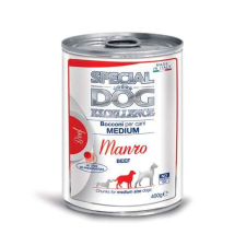 MONGE SPECIAL DOG EXCELLENCE MEDIUM ADULT marha darabkák 400g konzerv kutyaeledel