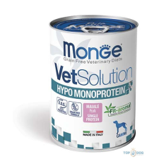 Monge VetSolution Dog 400g Hypo Sertés Monoprotein kutyaeledel