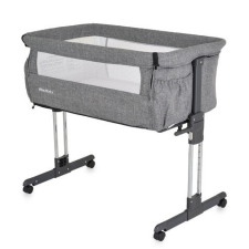 Moni MIKA babaöböl 7 poziciós SZÜRKE kiságy, babaágy