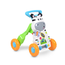Moni MUSIC PUSH WALKER 2in1 járássegítő zebrás tili toli