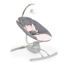 Moni Rocky elektromos hinta és pihenőszék - Rózsaszín babahinta