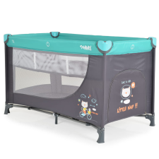 Moni Tommy 2 szintes utazóágy - Türkiz utazóágy