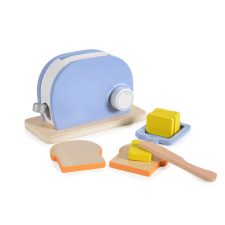  Moni Toys Fajáték fa toast sütő konyhakészlet