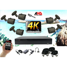  Monitorrs Security - 4k AHD kamerarendszer 5 kamerával 8 Mpix GT - 6036K5 megfigyelő kamera