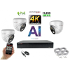  Monitorrs Security - 4K AI IP kamerarendszer 3 kamerával 8 Mpix WD - 6376K3