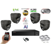  Monitorrs Security - AI Hybrid Light IP Dóm kamerarendszer 4 kamerával 5 Mpix GD - 6142k4