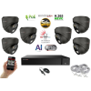  Monitorrs Security - AI Hybrid Light IP Dóm kamerarendszer 6 kamerával 5 Mpix GD - 6142k6