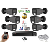  Monitorrs Security - AI Hybrid Light IP kamerarendszer 6 kamerával 5 Mpix GT - 6144k6
