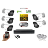  Monitorrs Security - IP kamerarendszer 5 kamerával 2 Mpix - 6023K5
