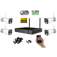 Monitorrs Security - Wifi IP kamerarendszer 4 kamerával 2 Mpix. - 6122k4 megfigyelő kamera