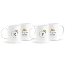 Monogramos páros bögre 10 bögrék, csészék