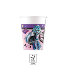 Monster High papír pohár 8 db-os 200 ml FSC party kellék