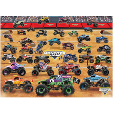 Monster Jam teherautó puzzle 1000 darabos speciális vágással puzzle, kirakós