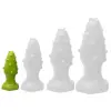  Monster Spike S – Zöld szilikon anális dugó (8x3,5cm)