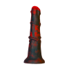 MONSTERED Dildo Dragon Zirg 22 x 5cm fekete-piros