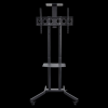 Mont Dolent MD8046 32"-65" Kerekes TV tartó padlóállvány - Fekete (MD8046)