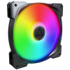  Montech HP140 PWM ARGB ventilátor, 3 darab - 140mm, fekete (HP140 ARGB PWM (B) 3 IN 1)