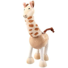  Montessori natúr fa játék - zsiráf kreatív és készségfejlesztő