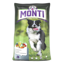  MONTI száraz kutyaeledel bárány íz - 3 kg kutyaeledel