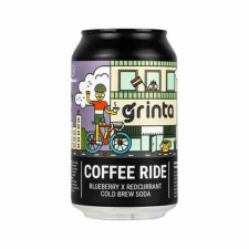 Monyo x Grinta Coffee Ride Blueberry Redcurrant Cold Brew 0,33l DRS üdítő, ásványviz, gyümölcslé