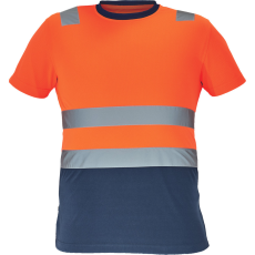  MONZON Hi-Vis póló narancs-navy M