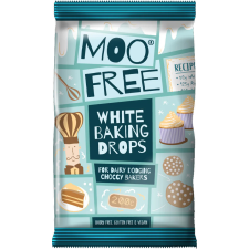 MOO-FREE Moo Free vegán, gluténmentes fehér sütőcsokoládé pasztilla 100 g reform élelmiszer