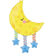 Moon and Stars fólia lufi 96 cm party kellék