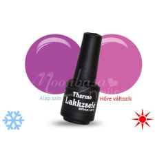 Moonbasanails Thermo Lakkzselé - 417 - retro lila - neon rózsaszín műköröm zselé