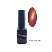  Moonbasanails Tiger Eye lakkzselé - 807 - padlizsán lila műköröm zselé