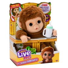 MOOSE TOYS Little Live Pets Mango, az interaktív plüss maki babám játékfigura