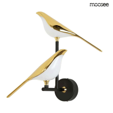 MOOSEE BIRD TWIN arany fali lámpa világítás
