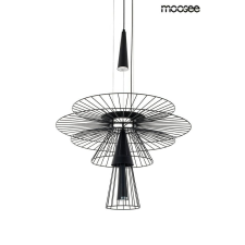 Moosee Moosee Sesto Geometrikus Fekete Függőlámpa Fémhuzalos Dizájn világítás