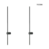  Moosee Ombre 100 Fali Lámpa Szett Acél Fekete LED Minimalistikus (2 db)