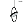  MOOSEE Spinner 19 Forgatható LED Függőlámpa Fekete Matt