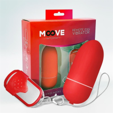 Moove vibrációs tojás, távirányítóval (piros) vibrátorok