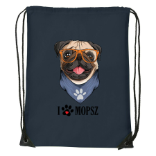 Mopsz - Sport táska navy kék v2 tornazsák