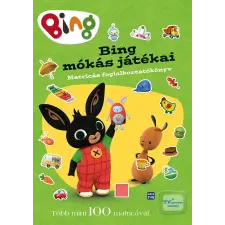 Móra Kiadó - Bing mókás játékai  - Matricás foglalkoztató gyermek- és ifjúsági könyv