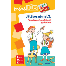 Móra Kiadó Játékos német 3. - Tematikus szókincsfejlesztő gyakorlatok - MiniLÜK füzet gyermek- és ifjúsági könyv