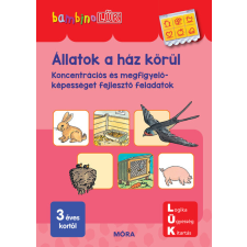 Móra Könyvkiadó Állatok a ház körül - bambinoLÜK kreatív és készségfejlesztő