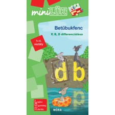 Móra Könyvkiadó Betűbukfenc - p, b, d differenciálás - miniLÜK gyermek- és ifjúsági könyv