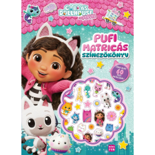Móra Könyvkiadó Gabi babaháza - The movie - Pufi matricás színezőkönyv kreatív és készségfejlesztő