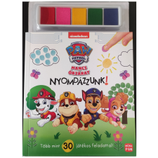 Móra Könyvkiadó Mancs Őrjárat - Nyomdázzunk! - Több mint 30 játékos feladattal gyermek- és ifjúsági könyv
