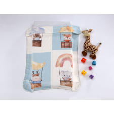 Mora LUMPY P93 pléd 80*110 05-blue - dobozos babaágynemű, babapléd