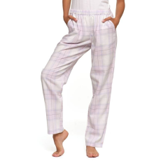 Moraj pizsamanadrág, fehér-rózsaszín, flanel XL